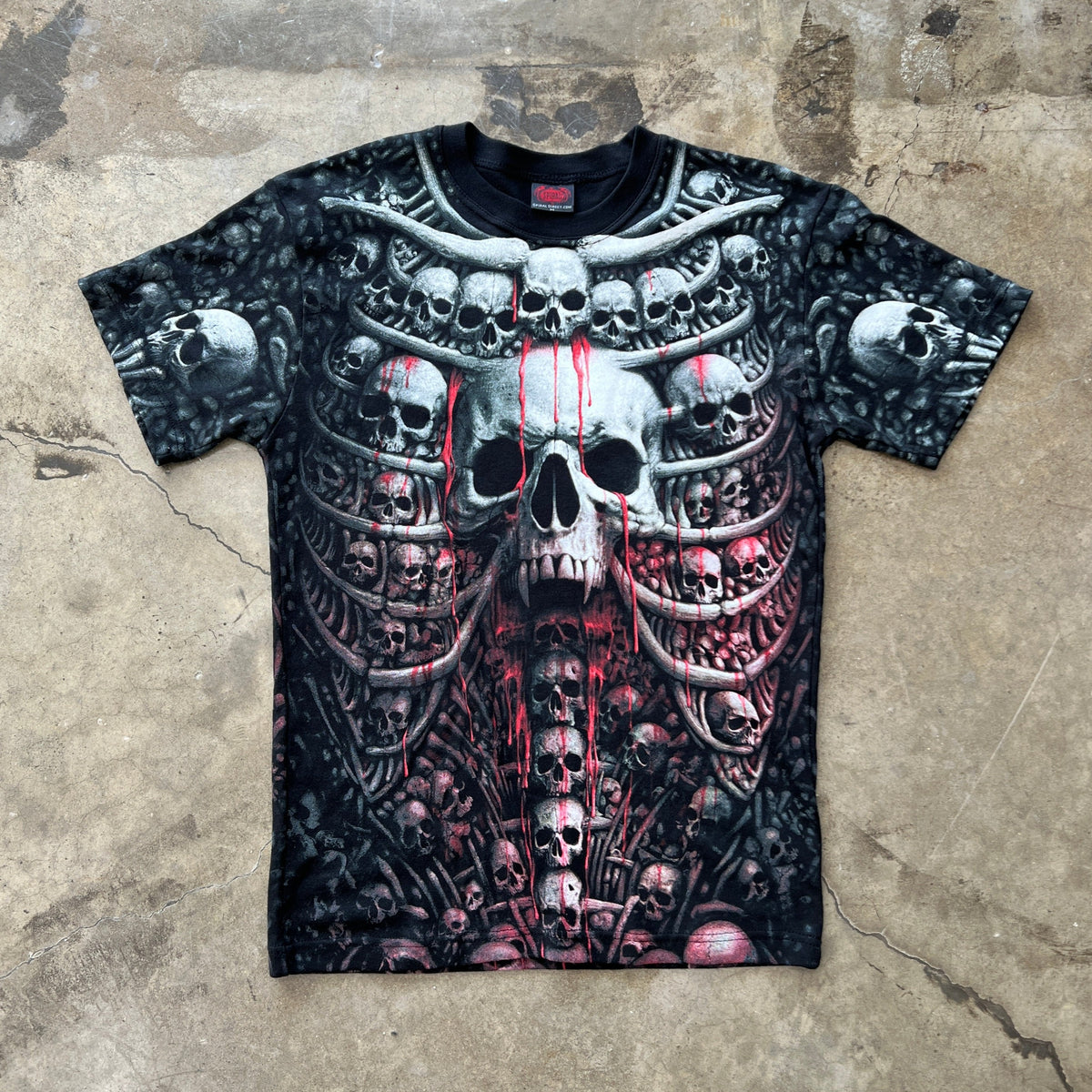 Skulls Skeleton AOP Tee