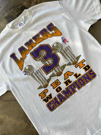 NBA Lakers 3peat Champions Tee