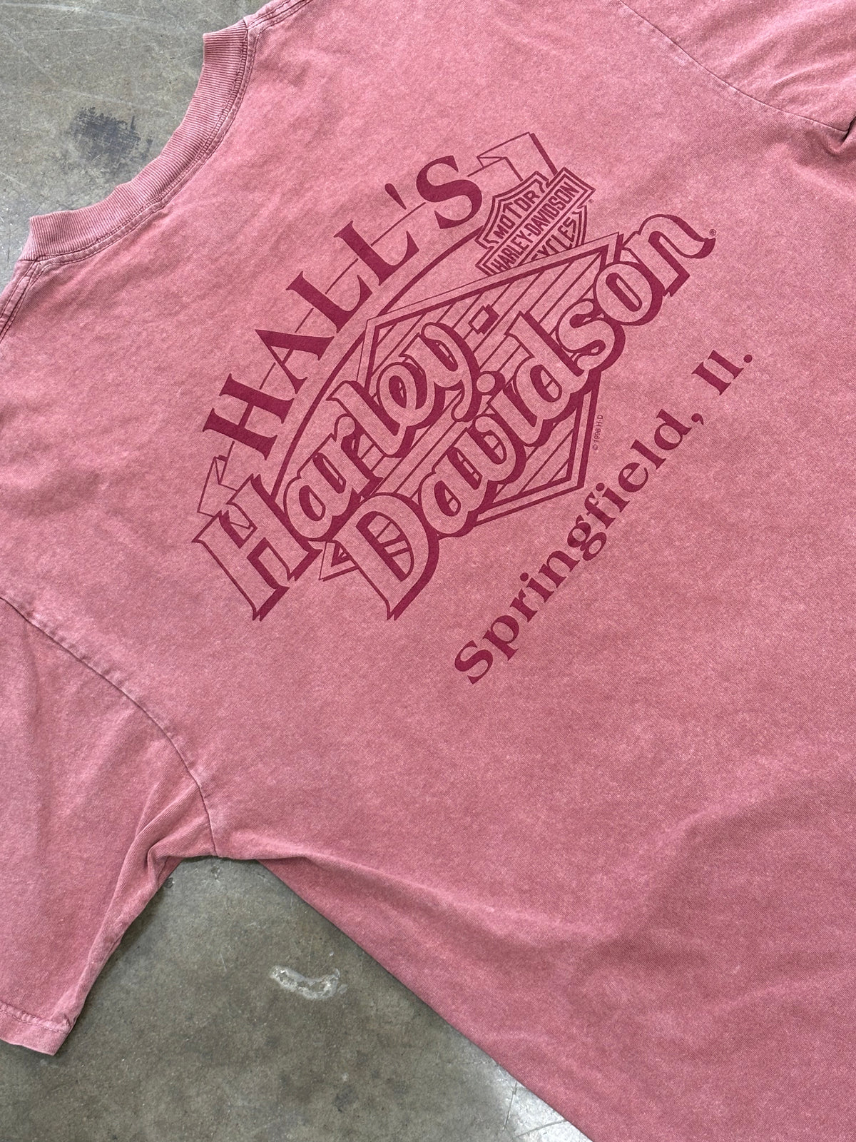 Harley Davidson Tonal Printed Springfield Tee