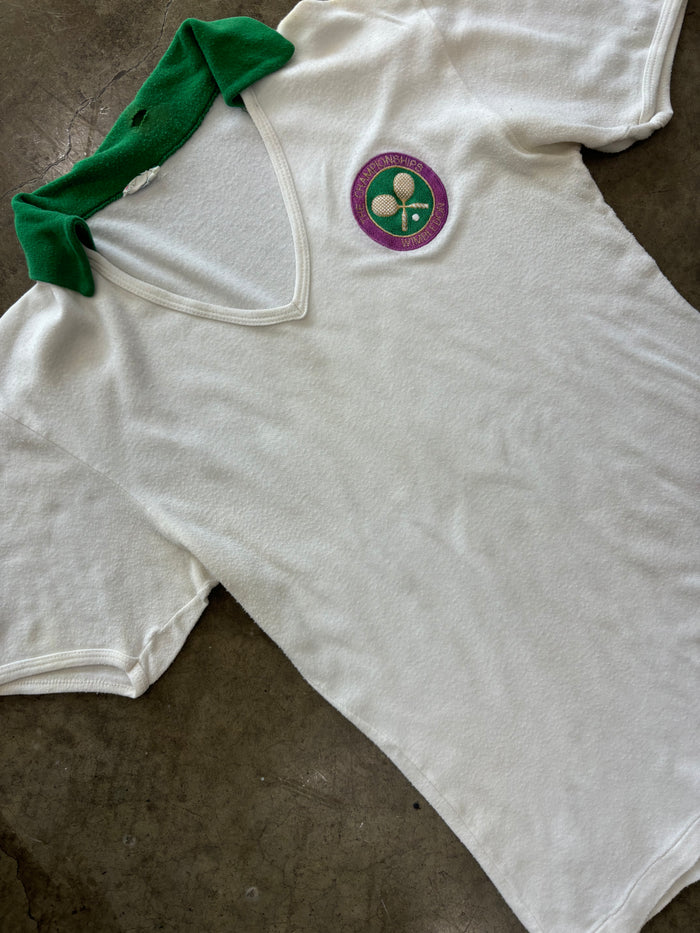 The Champion Wimbledon V-neck Collared Tee