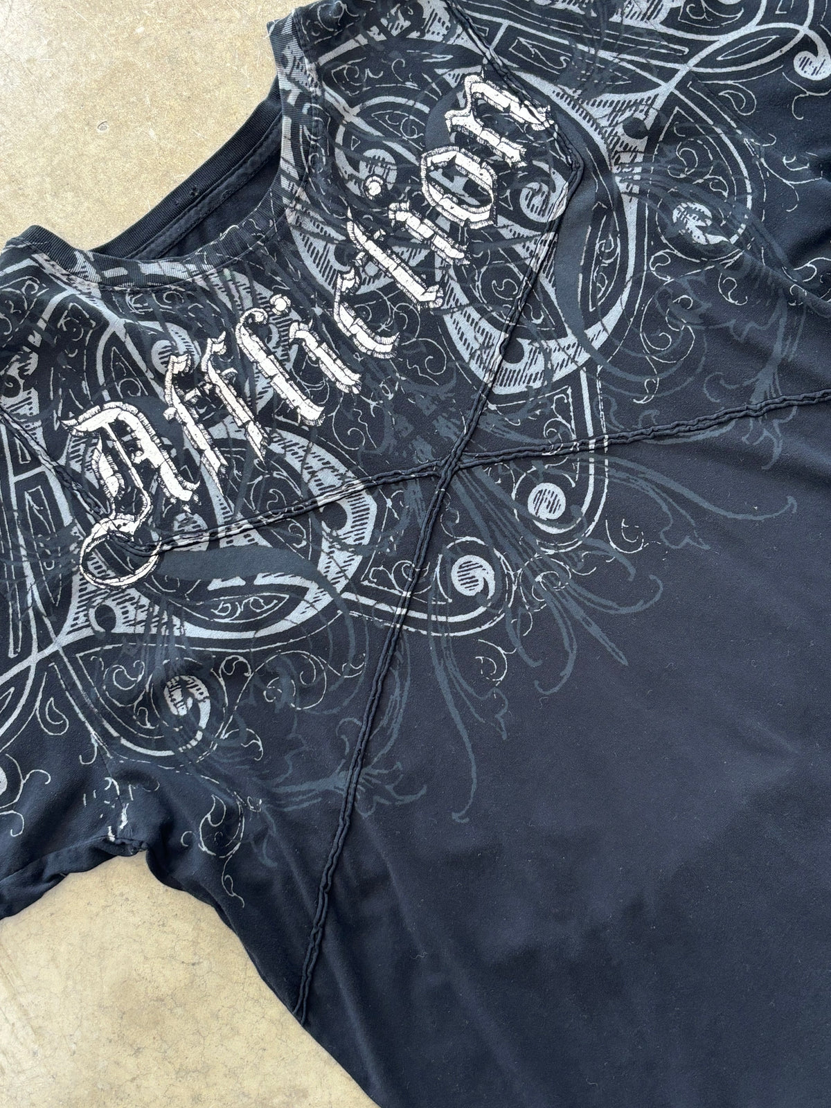 Affliction Y2K Cut and Sew Tee