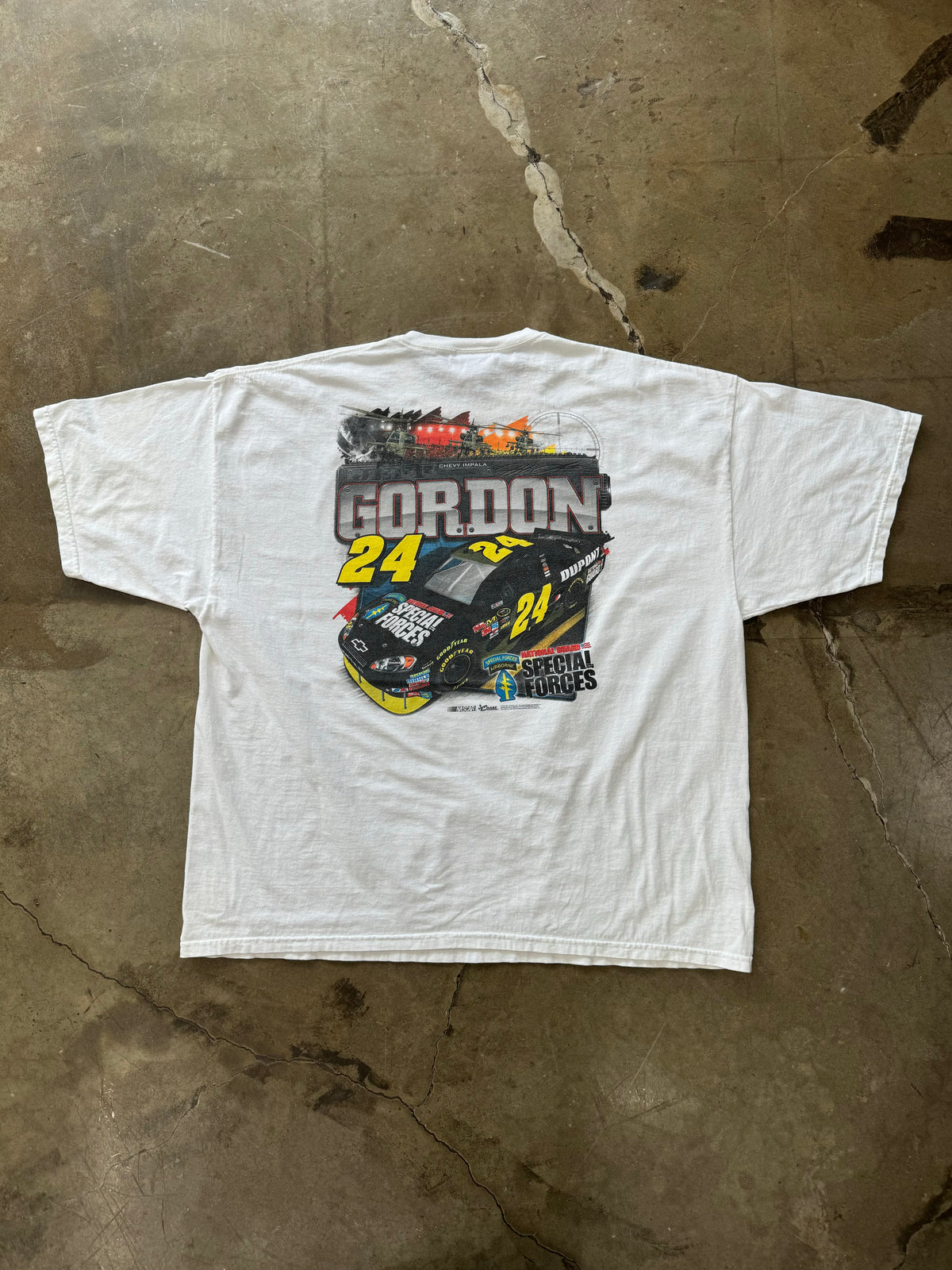 Gordon Honoring Soldiers Motorsports Tee