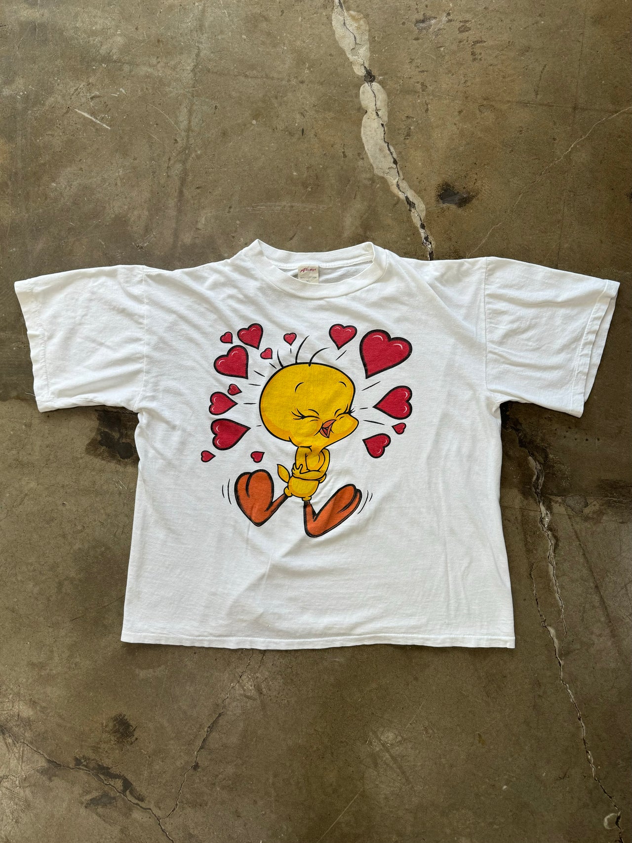 Always Tweety Heart Tweety Bird Tee