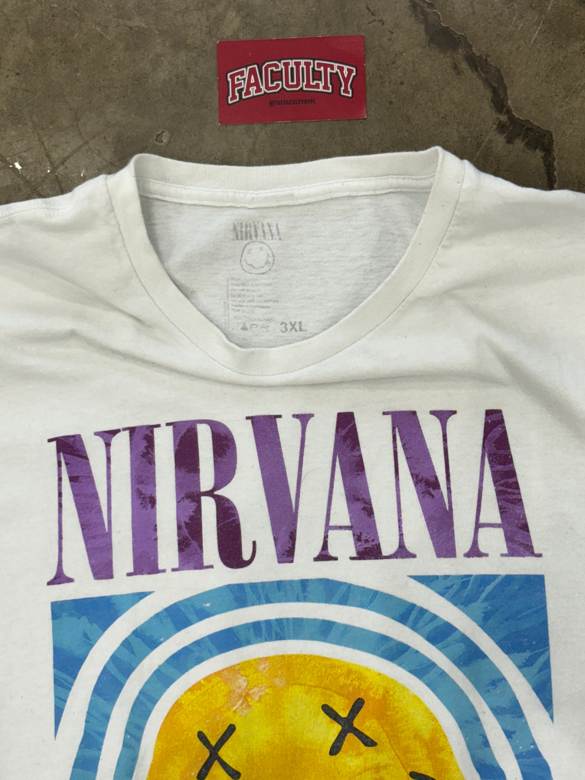 Nirvana Smiley Face Logo Tee