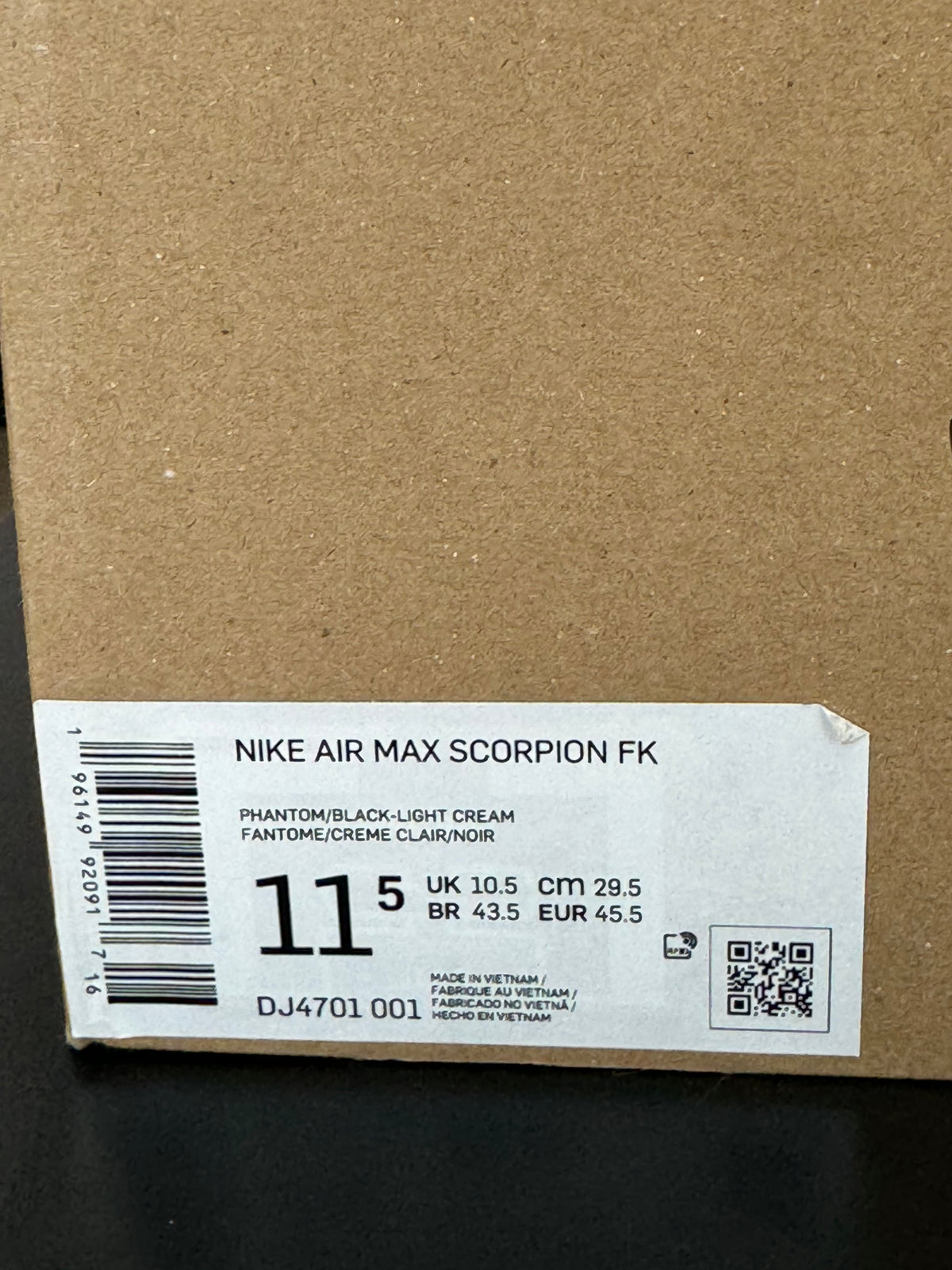 Air Max Scorpion FK Lemon Wash