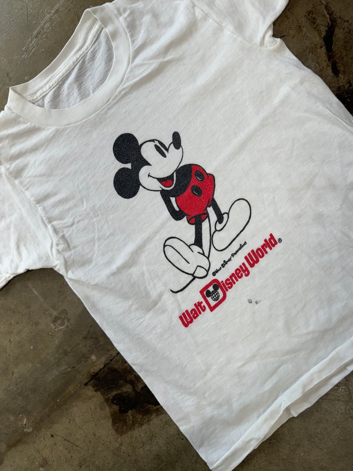 Disney World Mickey Mouse Single Stitch Tee