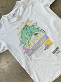 Stegosaurus Dinosaur Single Stitch Tee