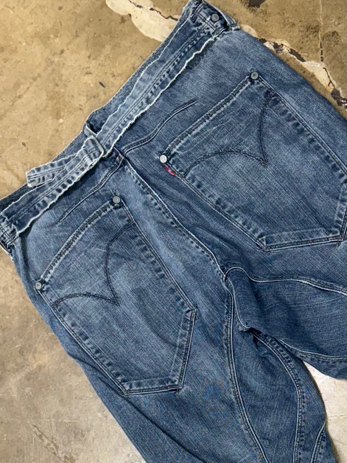 Levi Engineered Back Buckle Jeans