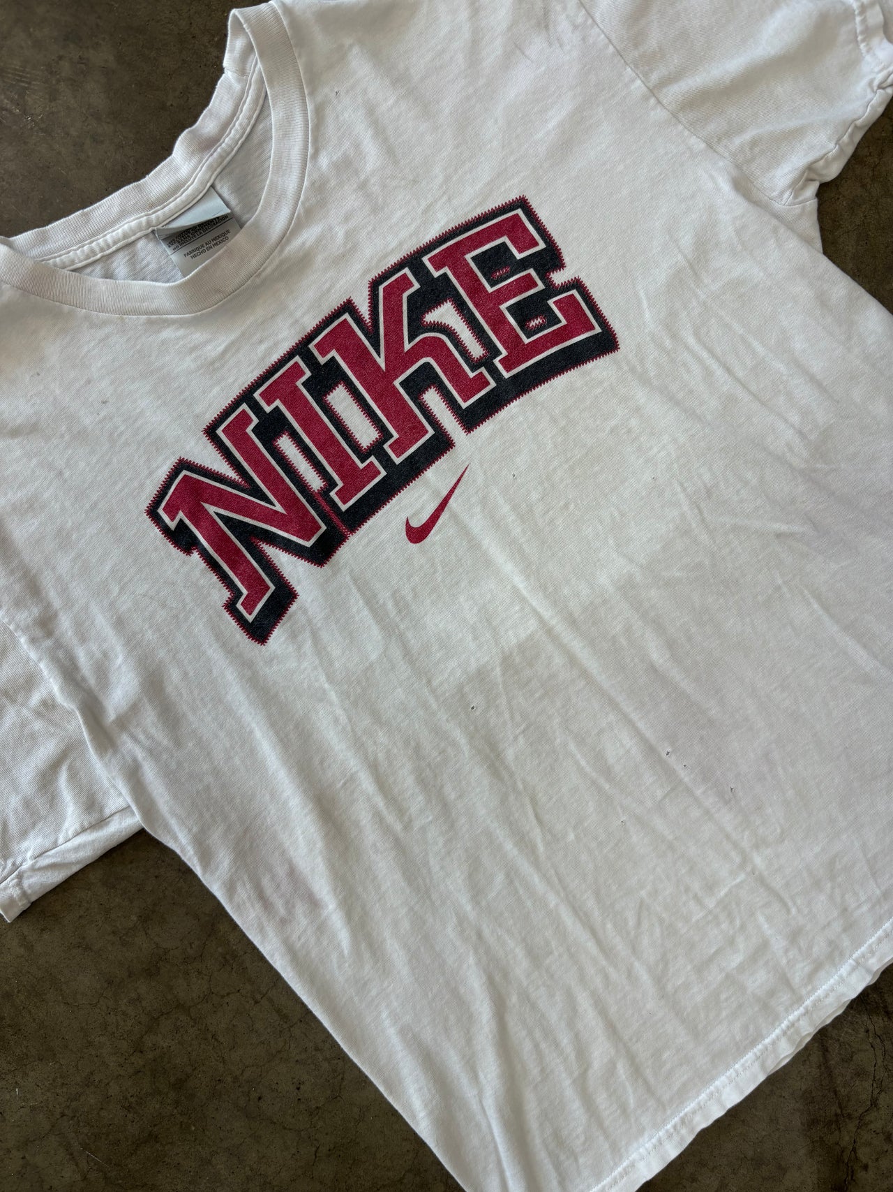 Nike Faux Embroidered Logo Tee