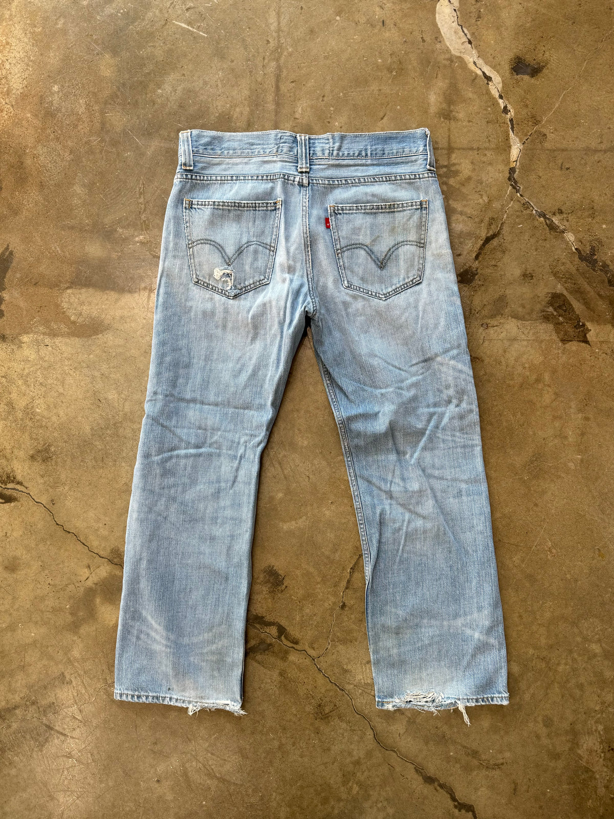 Levi’s 549 Light Wash Distress