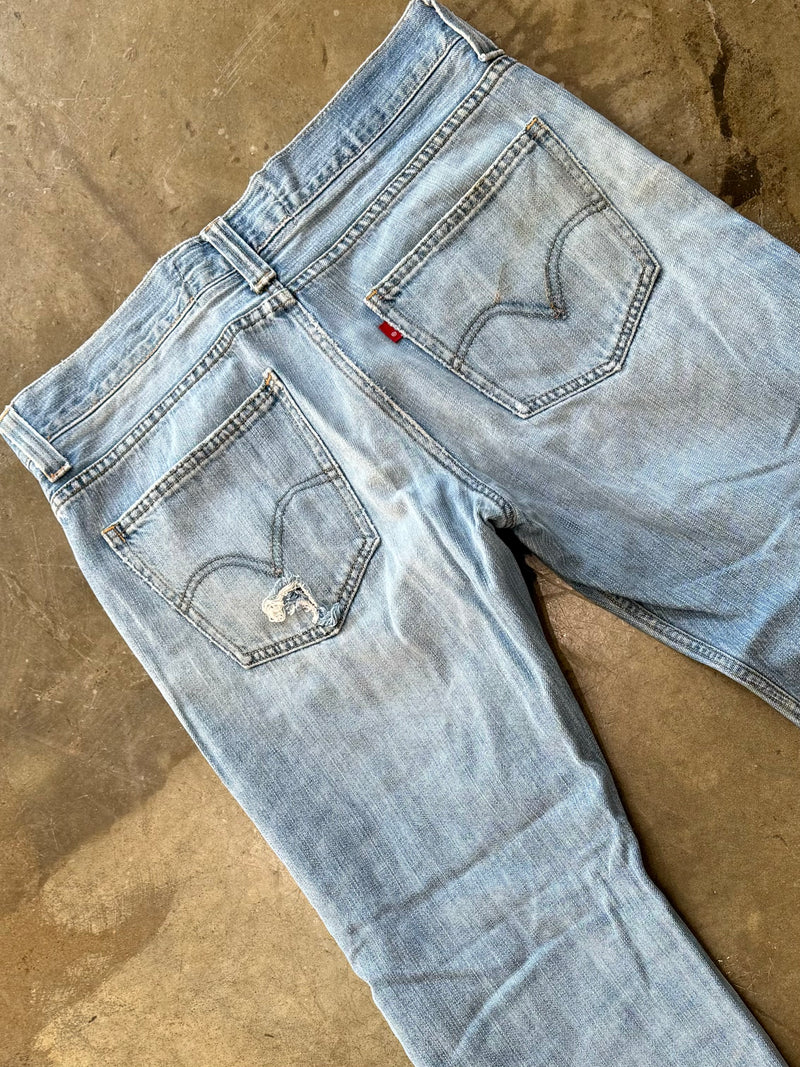 Levi’s 549 Light Wash Distress