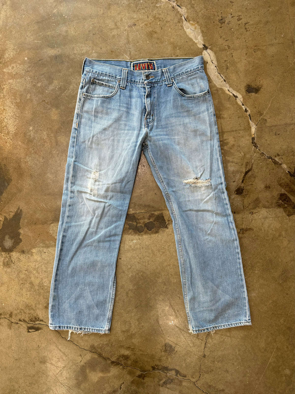 Levi’s 549 Light Wash Distress