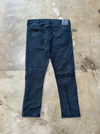 Levi’s 513 Straight Leg Black Denim Jean