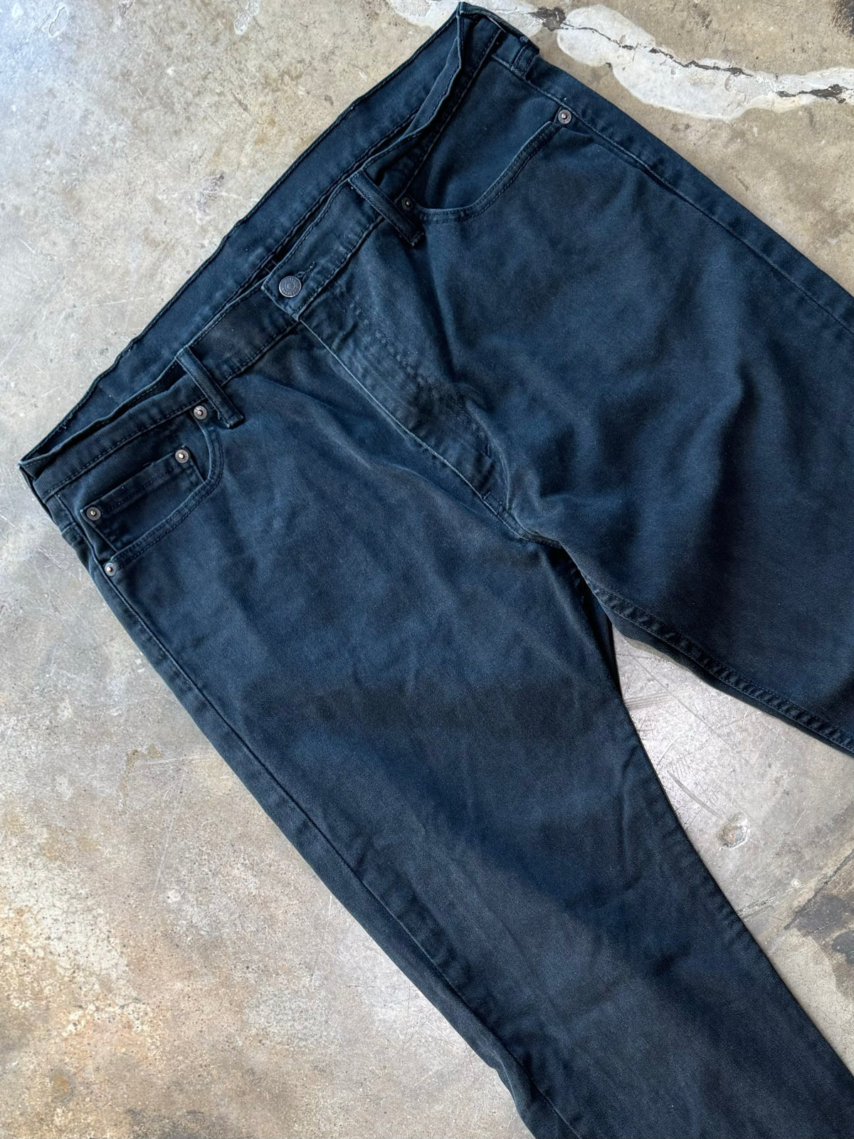 Levi’s 513 Straight Leg Black Denim Jean