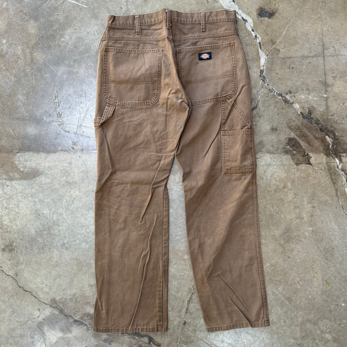 Dickies Khaki Washed Carpenter Relaxed Fit Pant