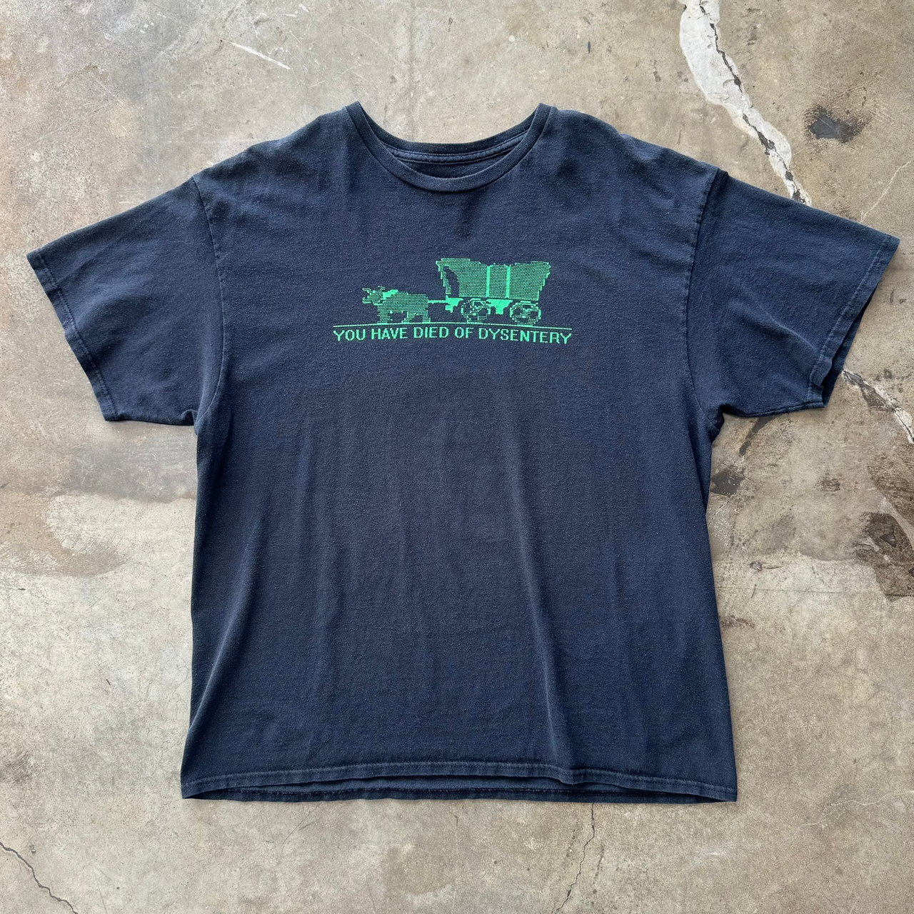 Oregon Trail Video Game You Have Died Of Dysentery Tee