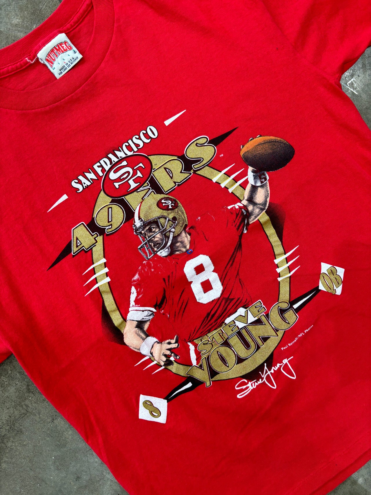 Steve Young San Francisco Single Stitch Tee