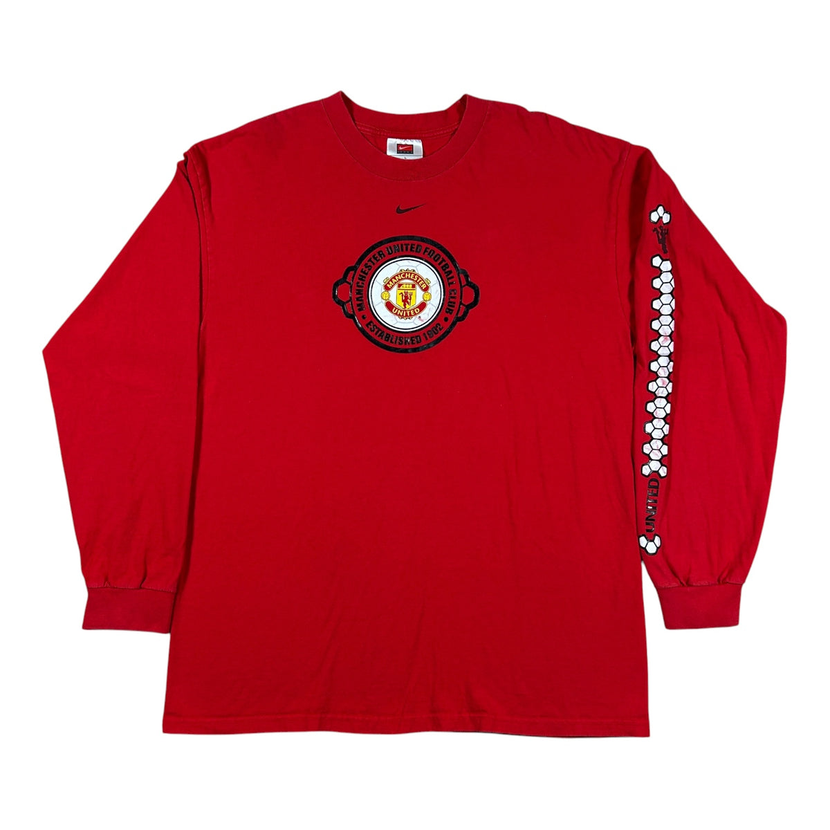 2002 Nike Manchester United Centenary LS Tee