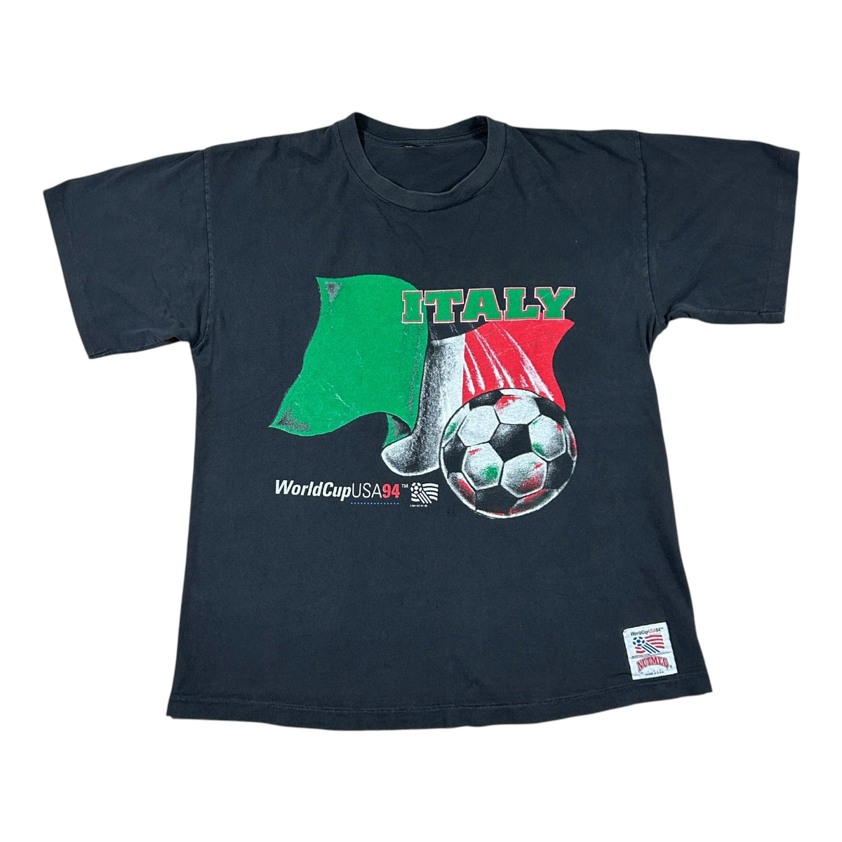 1994 World Cup USA Italy Nutmeg Soccer Tee