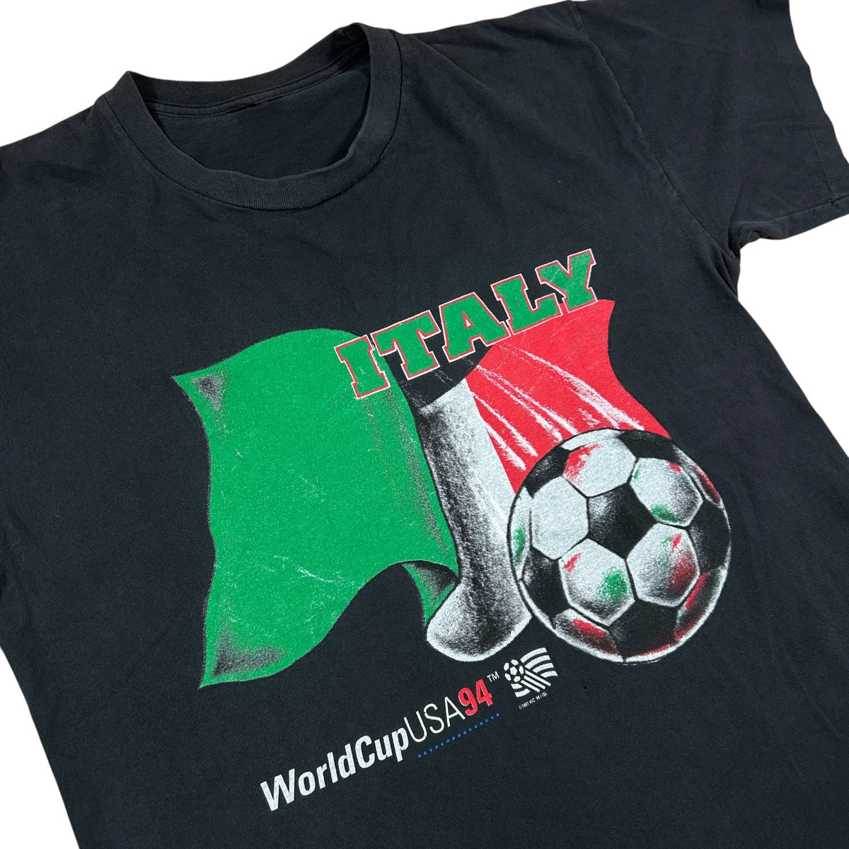 1994 World Cup USA Italy Nutmeg Soccer Tee