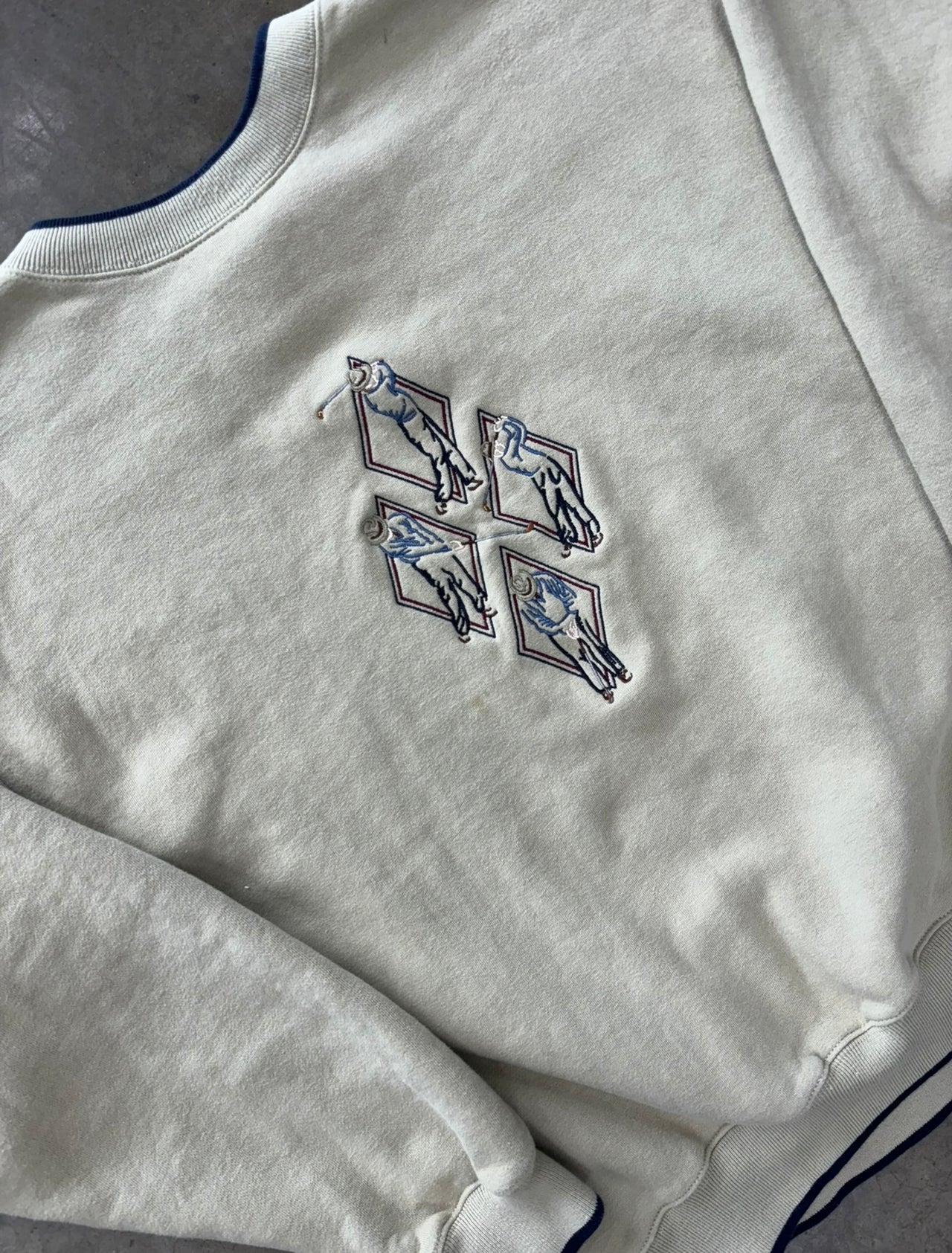 Golf Embroidered Crewneck