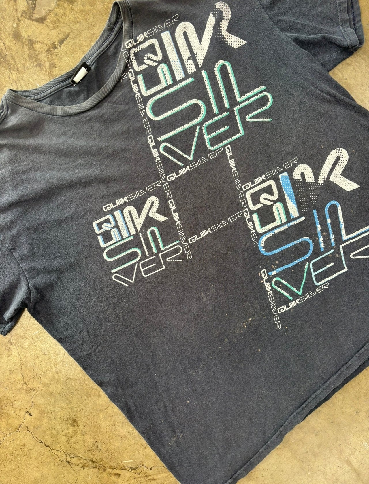 Quiksilver Multi Logo Front Graphic Surf Tee