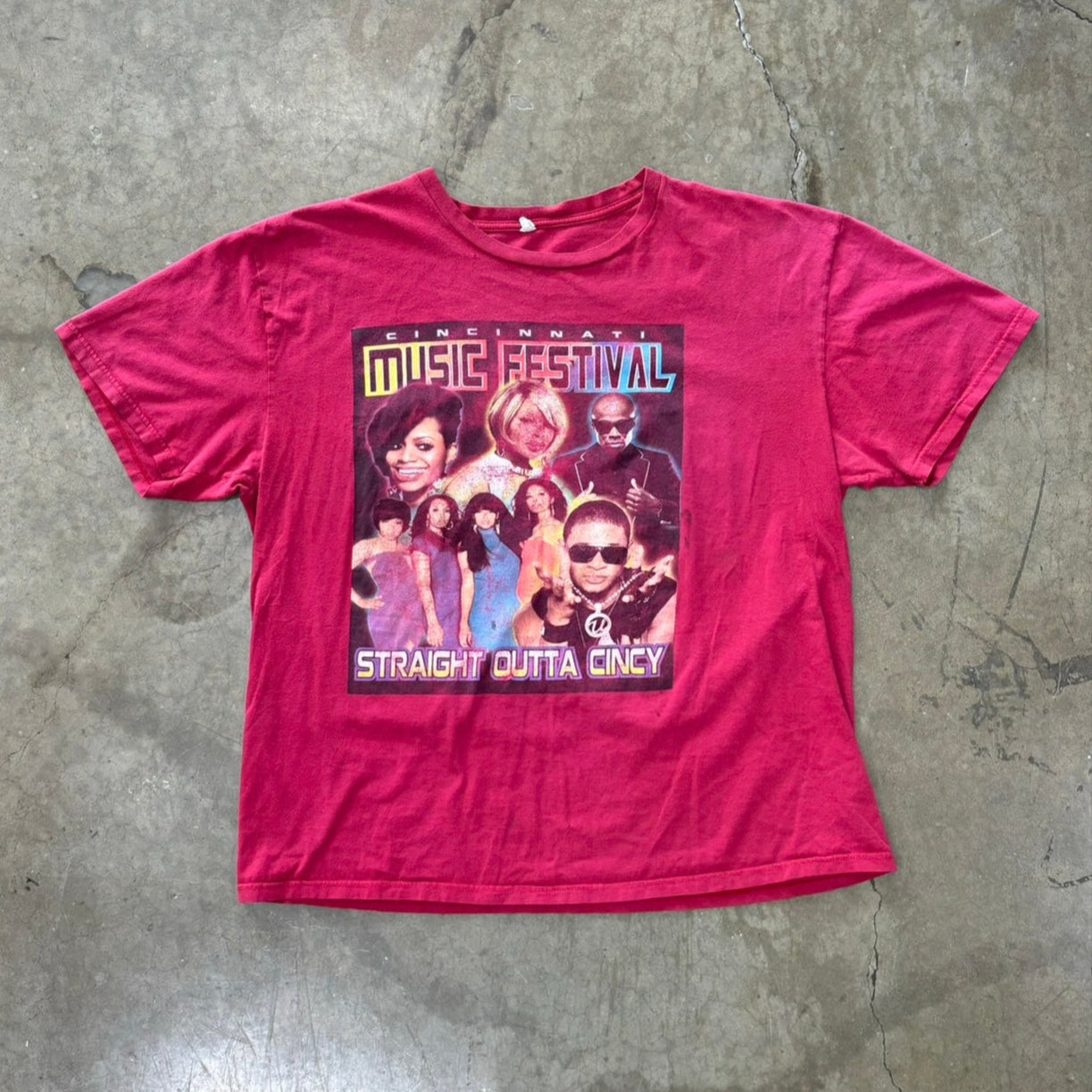 Cincinnati Music Festival Usher Lineup Tee