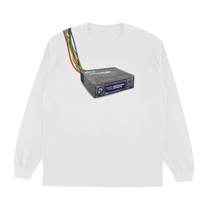 JACKBOYS Cord Cutters LS Tee - White