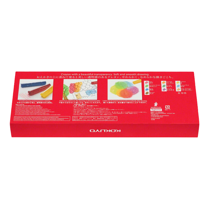 Kokuyo Translucent Crayons -Multi