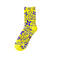 Not Louis Vuitton Monogram Socks - Yellow