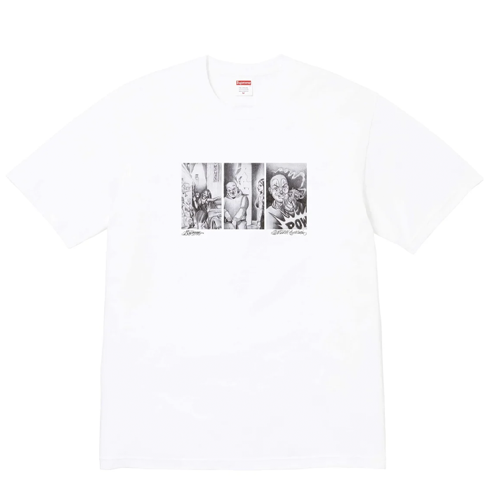 Mister Cartoon Pow Tee - White