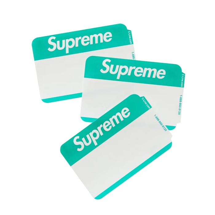 Name Badge Stickers - Green