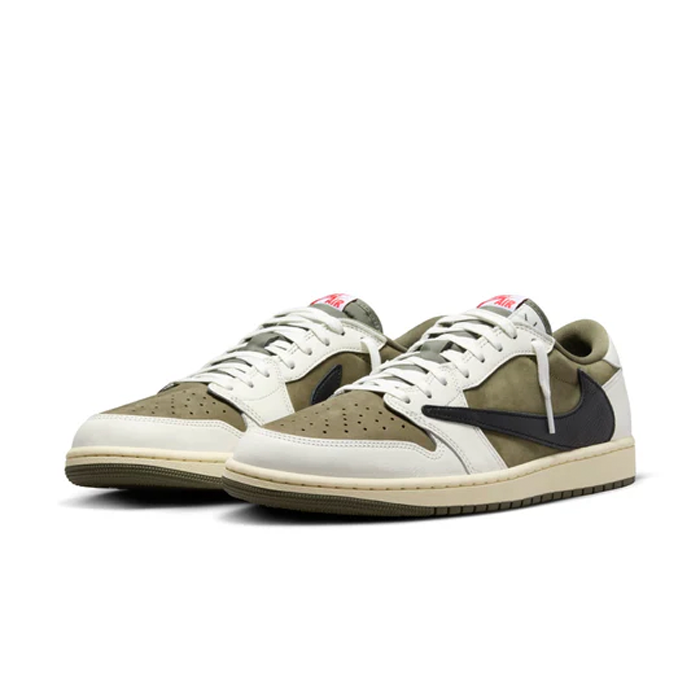 Travis Scott x Air Jordan 1 Low Medium Olive