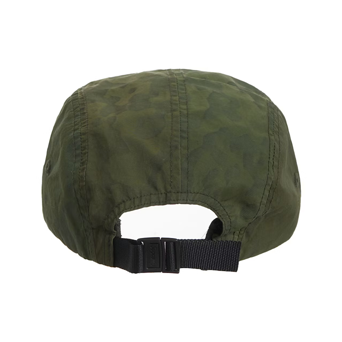 Overdyed Camo Nylon 5-Panel Cap - Green Camo