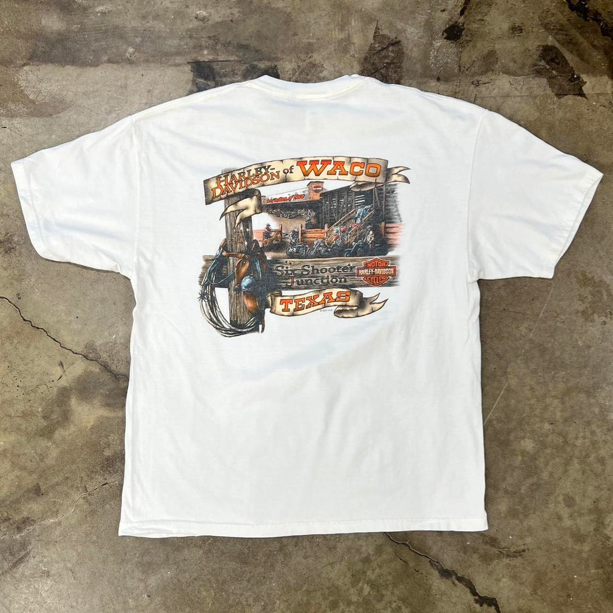 Harley Davidson Waco Six Shooter Junction Tee