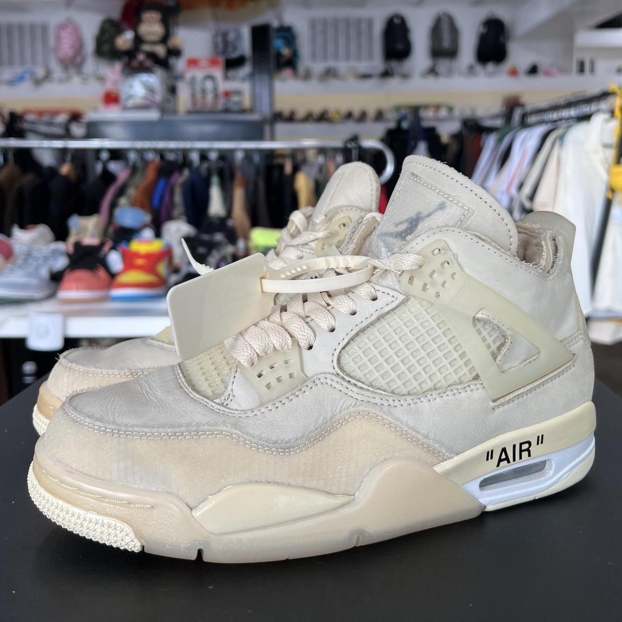 Off White x Air Jordan 4 Sail