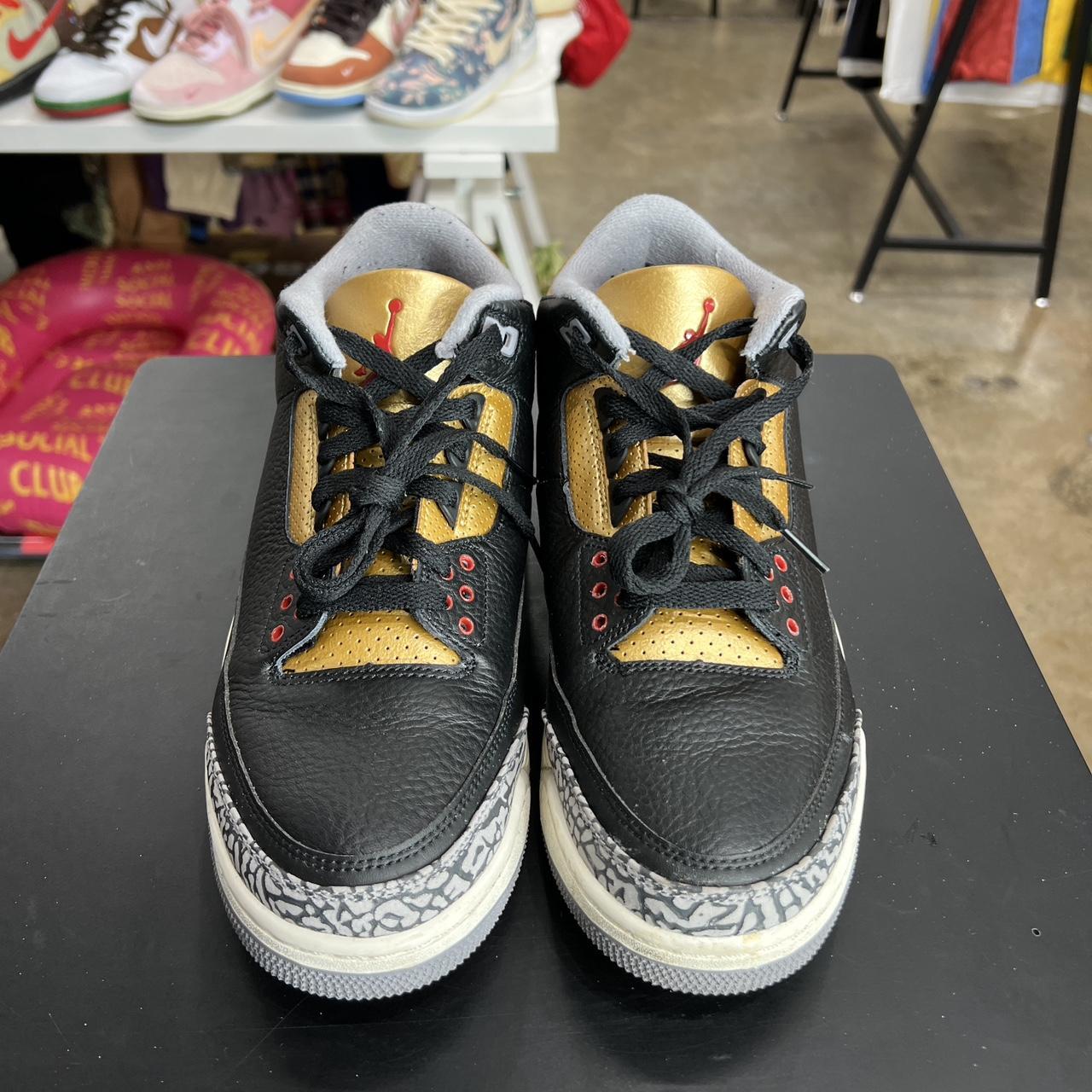 Air Jordan 3 Black Cement Gold W