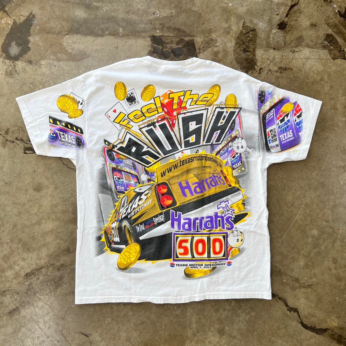 Texas Gold Rush Harrahs 500 Texas Speedway Tee