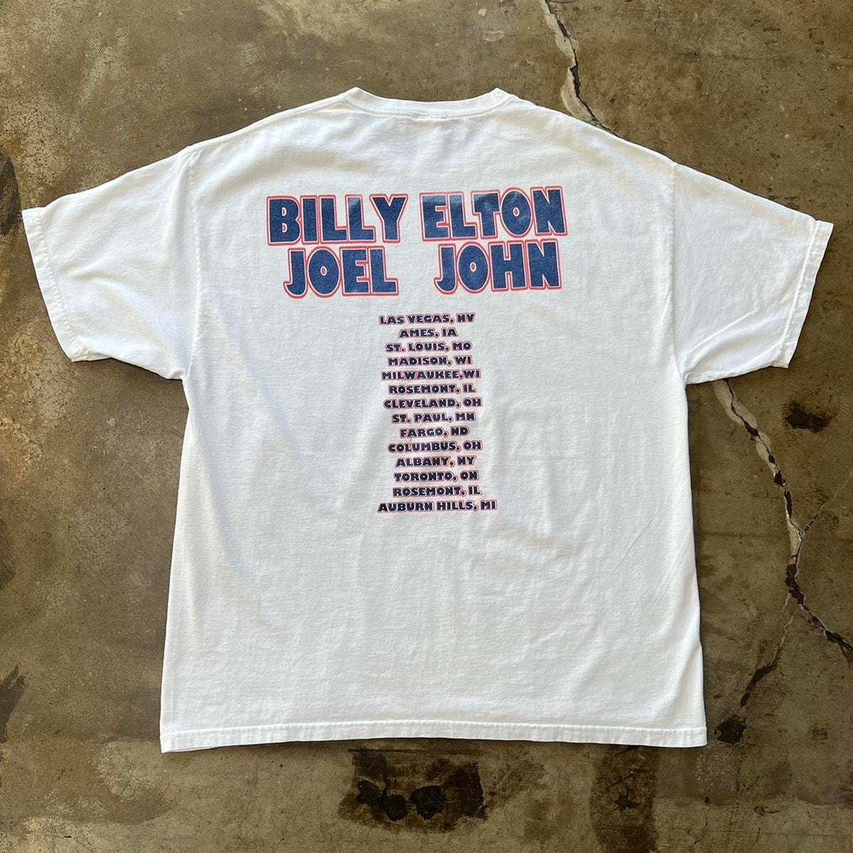 Elton John and Billy Joel American Tour Tee