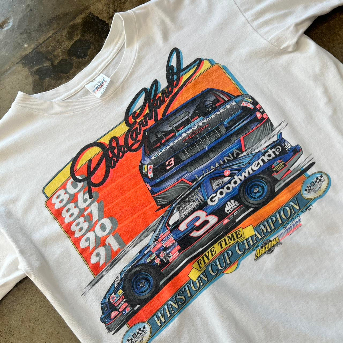 Dale Earnhardt Five Time Racing Tee