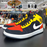 Air Jordan 1 Mid Black Armadillo Orange