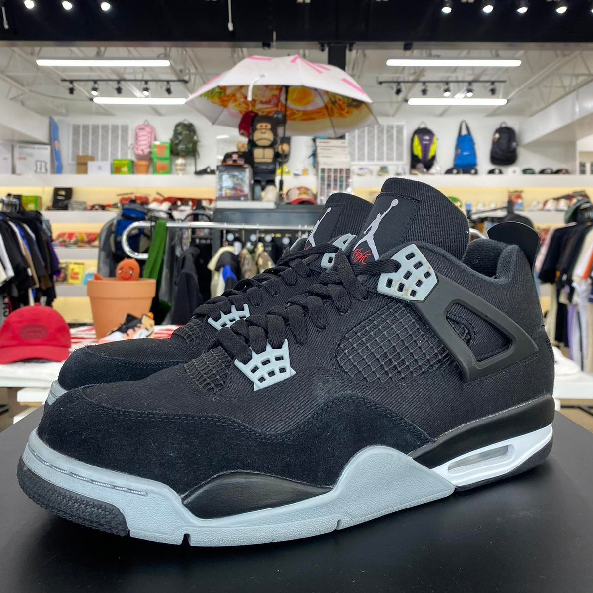 Air Jordan 4 Black Canvas