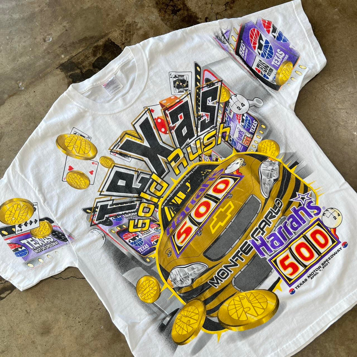 Texas Gold Rush Harrahs 500 Texas Speedway Tee