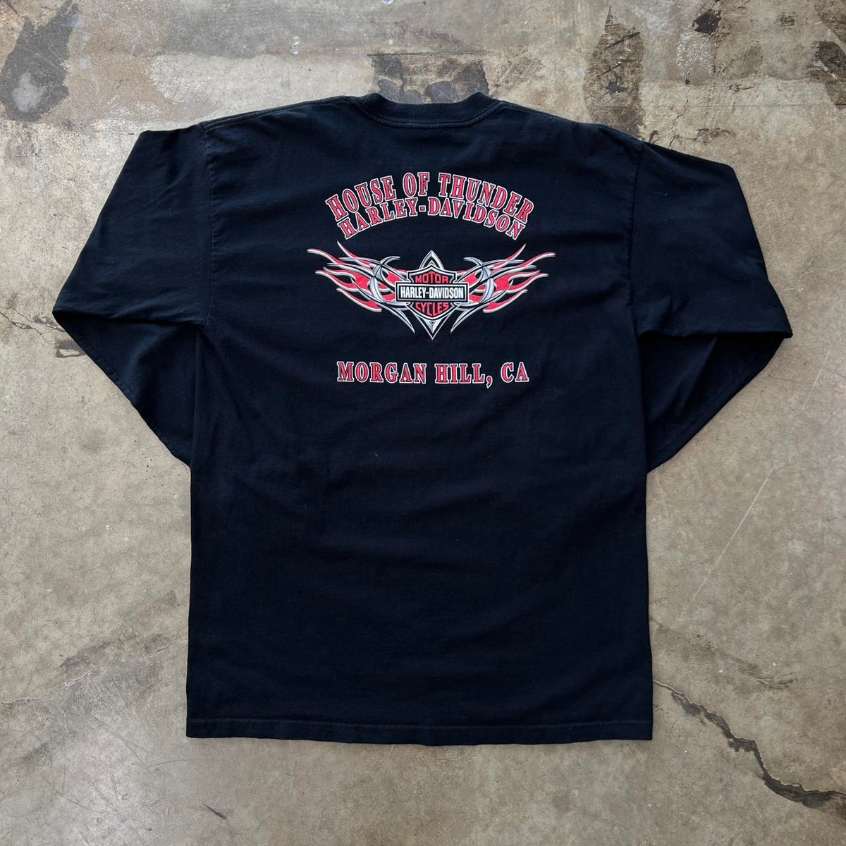 Harley Davidson House of Thunder Morgan Hill Long Sleeve Tee