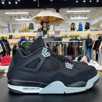 Air Jordan 4 Black Canvas