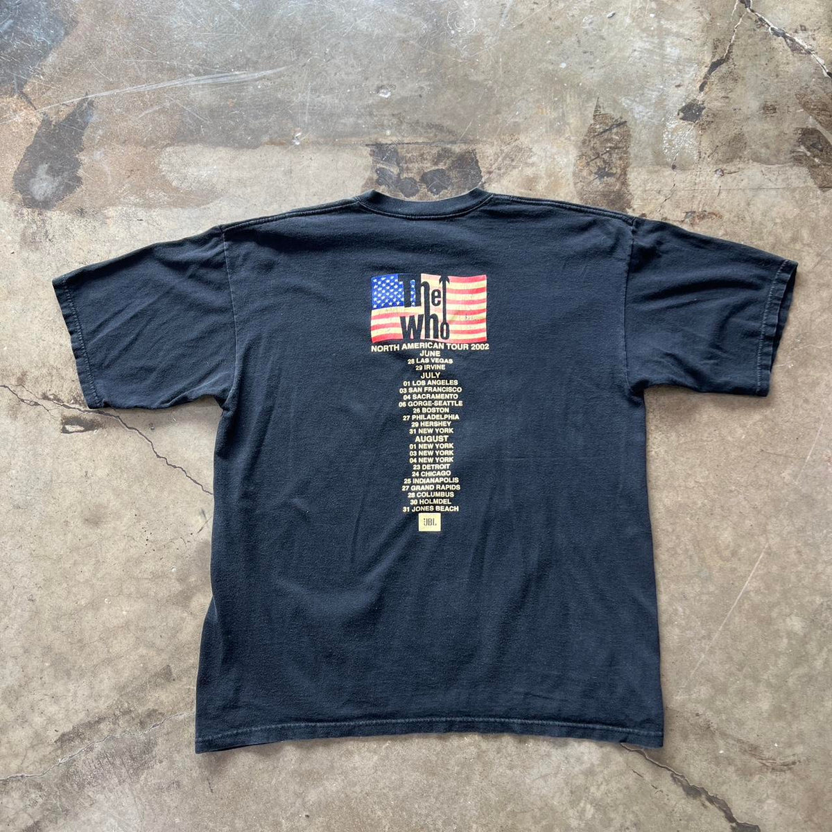 The Who North American Tour Tee