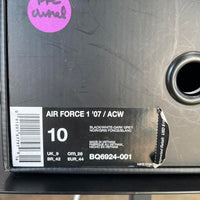 Air Force 1 A Cold Wall Black