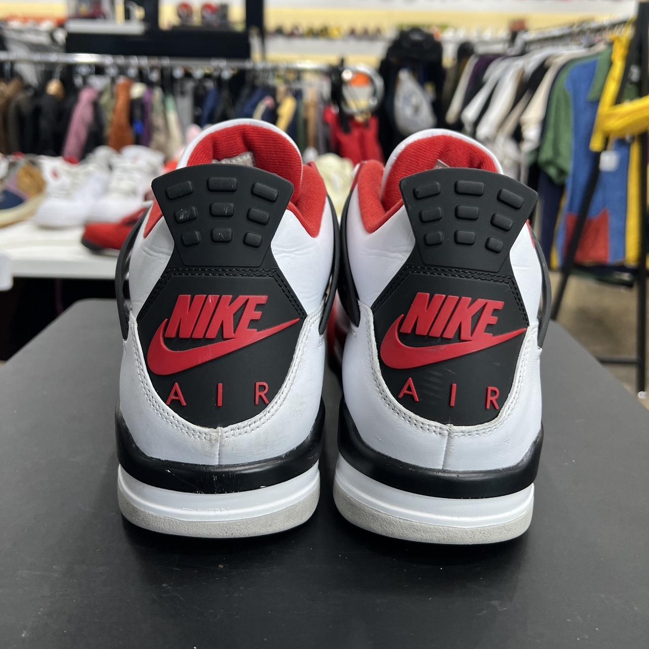 jordan 4 fire red back