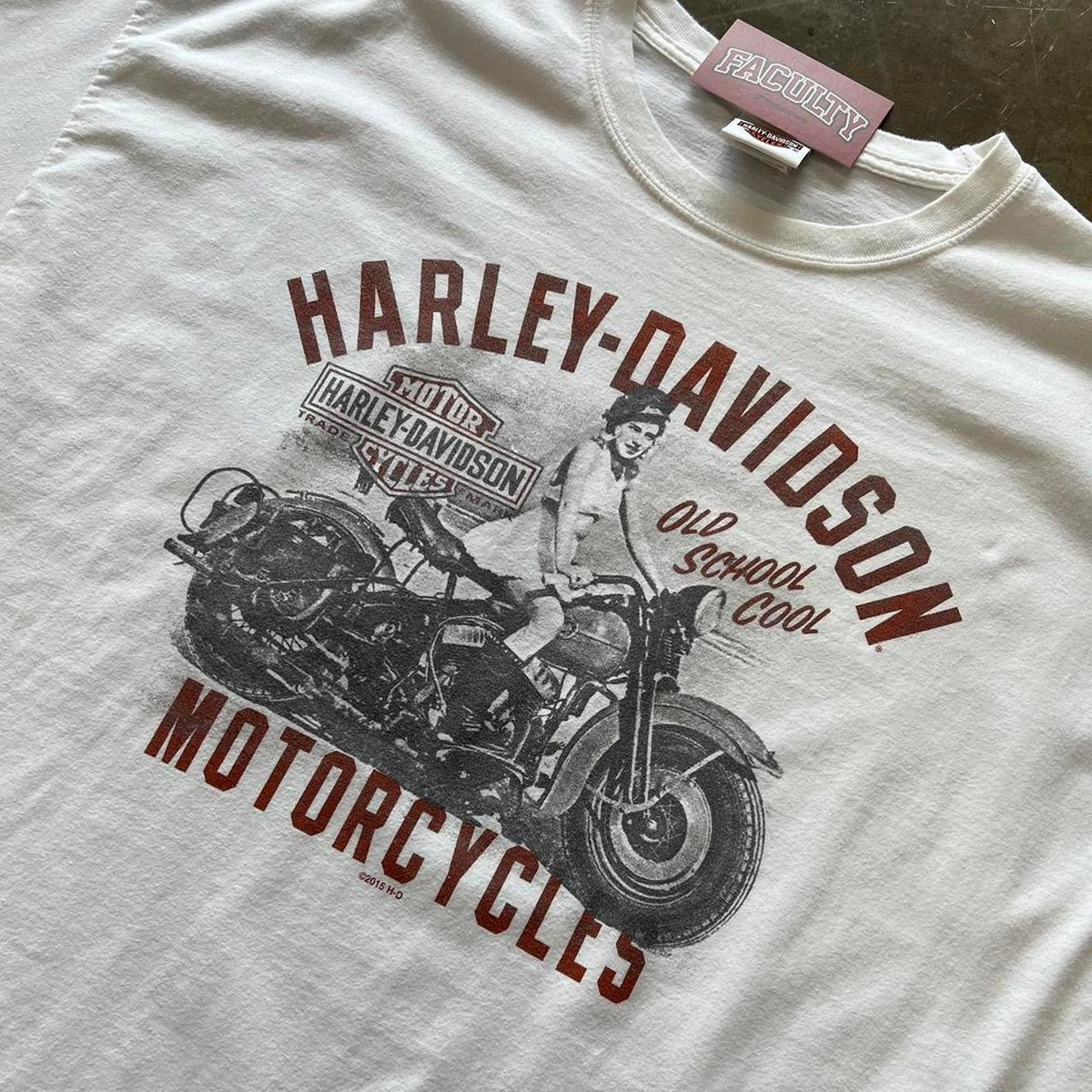 Harley Davidson Williamtown Wyoming Old School Tee