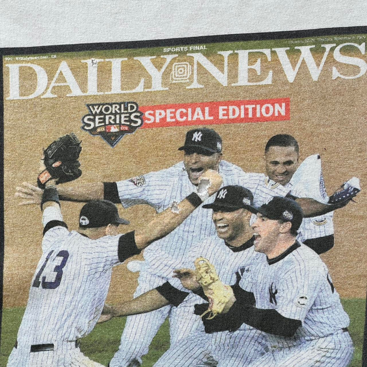 Daily News World Series Special Edition New York Yankees Newspaper Tee